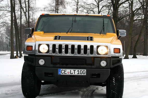 Hummer Vermietung Hannover Hummer Front Ansicht